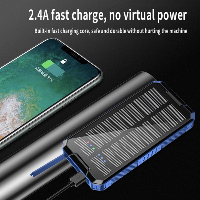 80000mAh Wireless Charger Power Bank External Battery Pack